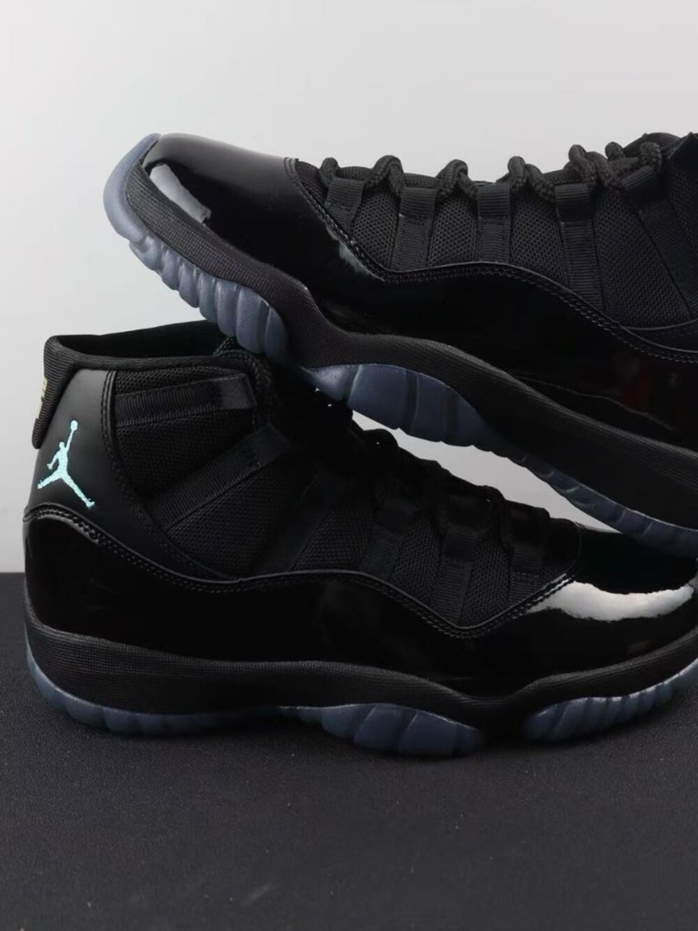 Air Jordan 11 Retro Black Patent Leather Men's Shoes Size 9